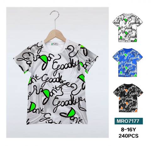 Bluzki chłopięce MRO7177 Mix kolor 8-16 1