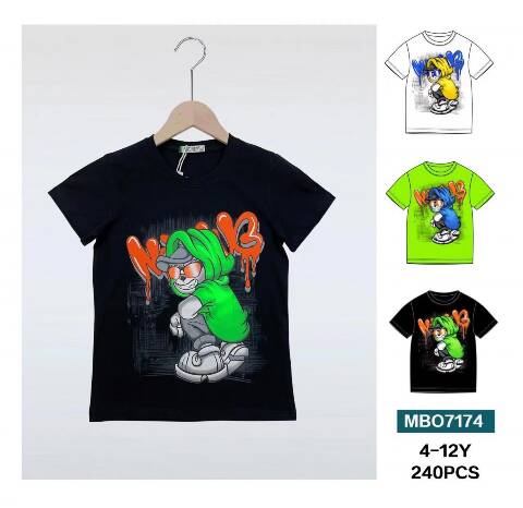 Bluzki chłopięce MRO7174 Mix kolor 4-12 1