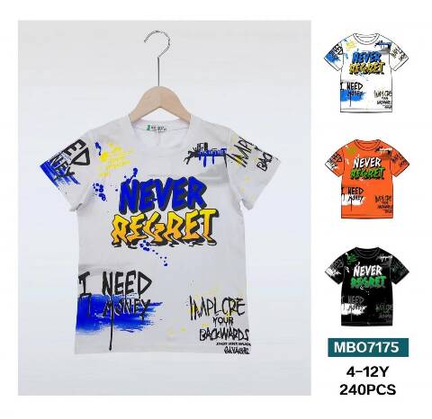 Bluzki chłopięce MRO7175 Mix kolor 4-12 1