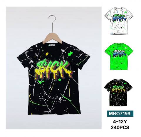 Bluzki chłopięce MRO7193 Mix kolor 4-12 1