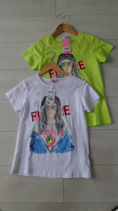  Bluzki dziewczęce 6214 Mix kolor 134-164 1