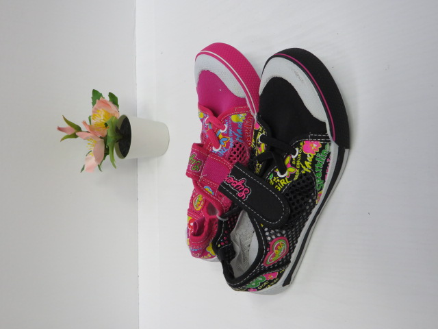 Półbuty Dziecięce B105 BLACK/PURPLE/FUX/PINK 30-35 1