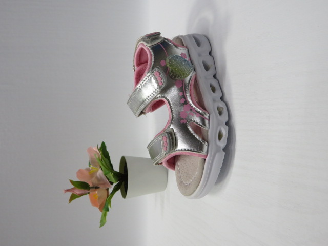 Sandały Dziecięce AB56 SILVER 22-27