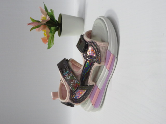 Sandały Dziecięce AB269 GUN/PINK 28-31
