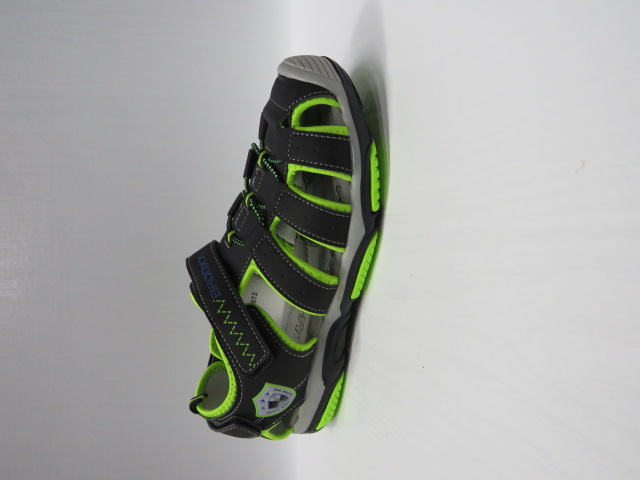 Sandały damskie  7SD9072 BLACK/GREEN 36-41