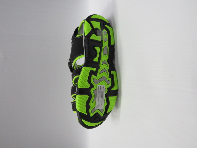 Sandały damskie  7SD9072 BLACK/GREEN 36-41 2