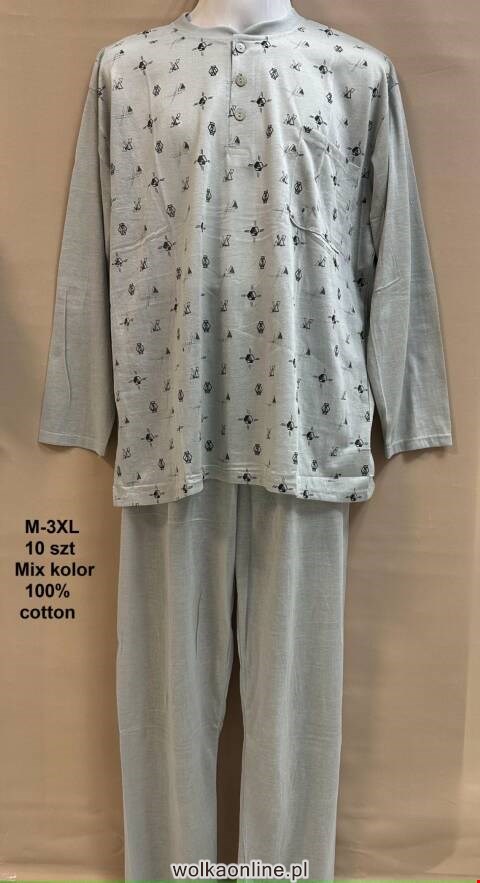 Piżama męskie 6949 Mix kolor M-3XL
