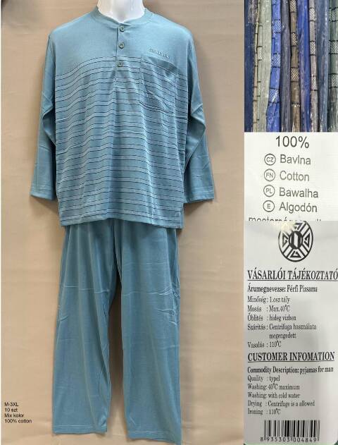 Piżama męskie 6971 Mix kolor M-3XL 1