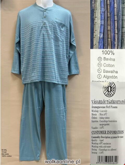 Piżama męskie 6971 Mix kolor M-3XL