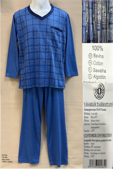 Piżama męskie 6972 Mix kolor M-3XL