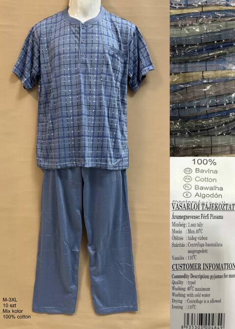 Piżama męskie 6977 Mix kolor M-3XL 1