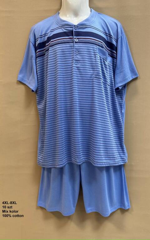 Piżama męskie 6983 Mix kolor 4XL-8XL