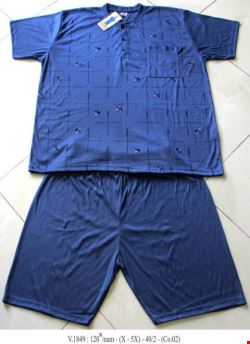 Piżama męskie V1849 Mix kolor XL-5XL