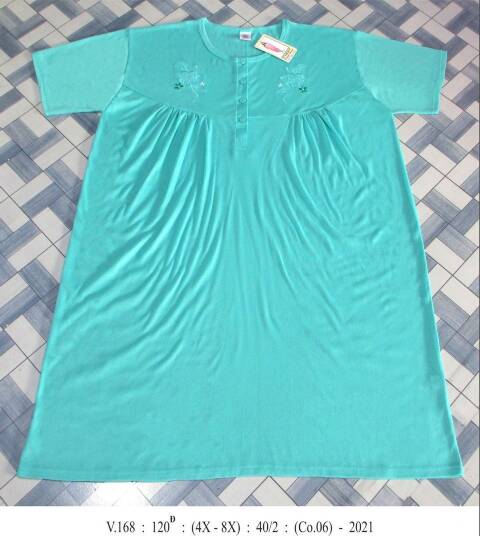 Koszula nocna damskie V168 Mix kolor 4XL-8XL 1