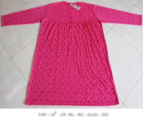 Koszula nocna damskie V659 Mix kolor 4XL-8XL 1