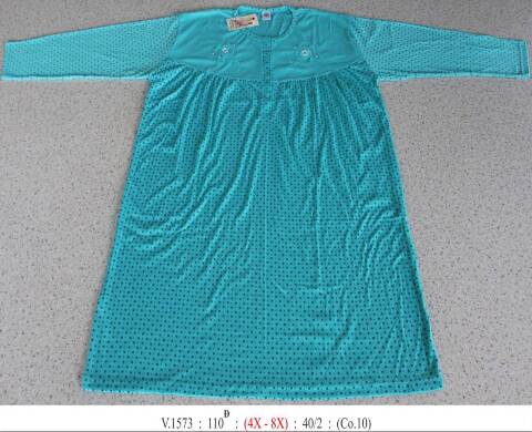 Koszula nocna damskie V1573 Mix kolor 4XL-8XL 1