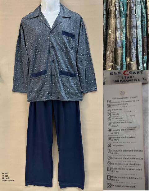 Piżama męskie 7013 Mix kolor M-3XL 1