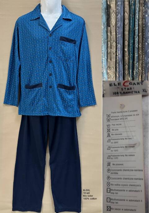 Piżama męskie 7014 Mix kolor M-3XL 1
