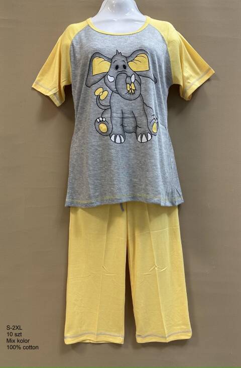 Piżama damskie 7022 Mix kolor S-2XL 1