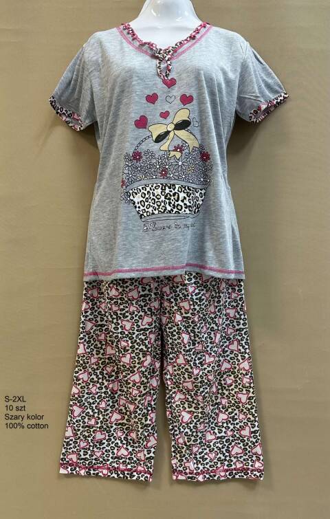 Piżama damskie 7024 Mix kolor S-2XL 1