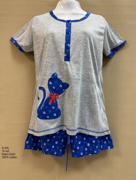 Piżama damskie 7027 Mix kolor S-2XL 1