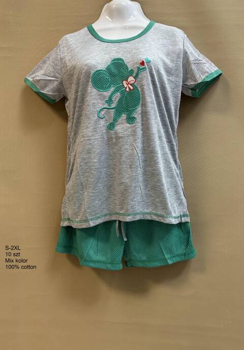 Piżama damskie 7029 Mix kolor S-2XL 1