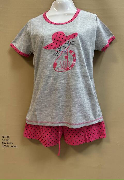 Piżama damskie 7030 Mix kolor S-2XL 1