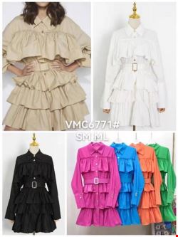 Sukienka damskie VMC6771 Mix kolor S-L