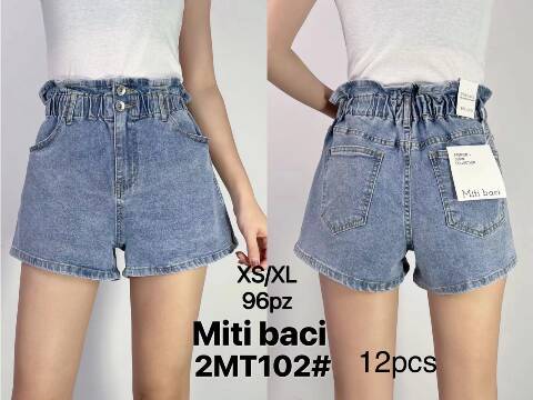 Szorty damskie 2MT102 1 kolor XS-XL