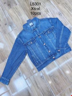 Kurtka jeansowa damskie L5301 1 kolor XS-XL