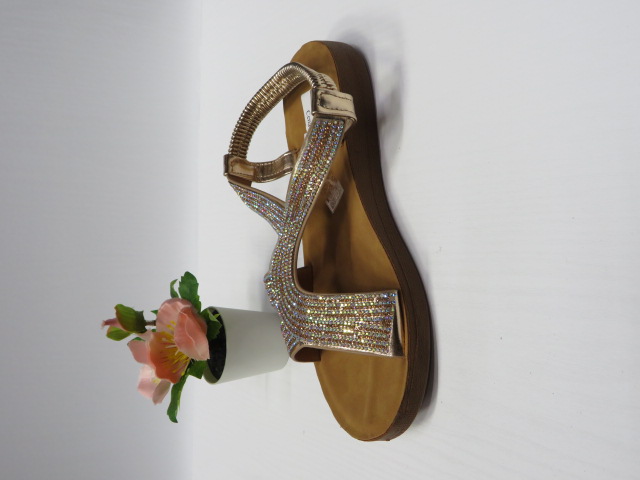 Sandały damskie A-103 CHAMPAGNE 36-41 1