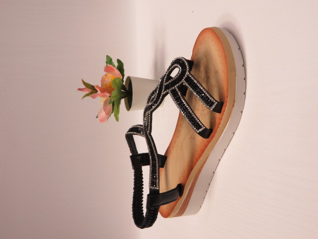 Sandały damskie A-100 BLACK 36-41