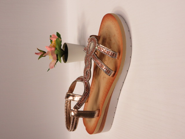 Sandały damskie A-100 CHAMPAGNE 36-41