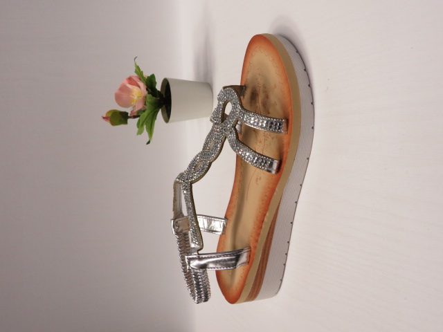 Sandały damskie A-100 SILVER 36-41