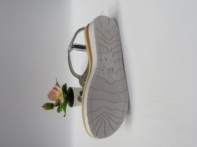 Sandały damskie A-100 SILVER 36-41 2