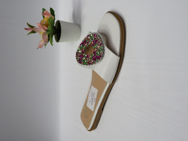 Klapki Damskie 5022 WHITE 36-41