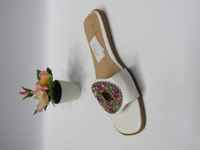 Klapki Damskie 5022 WHITE 36-41 1