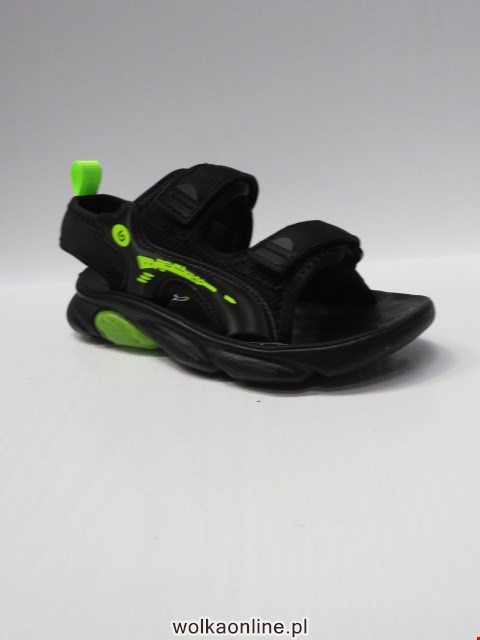 Sandały Dziecięce D935 BLACK/GREEN 26-31