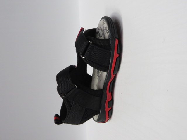Sandały Dziecięce D962 BLACK/RED 25-30 1