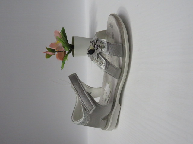 Sandały Dziecięce D967 SILVER 31-36