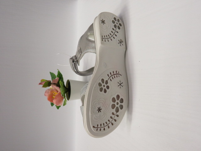 Sandały Dziecięce D967 SILVER 31-36 2