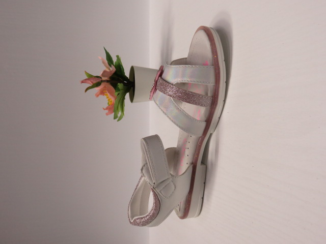 Sandały Dziecięce D915 SILVER 31-36 1