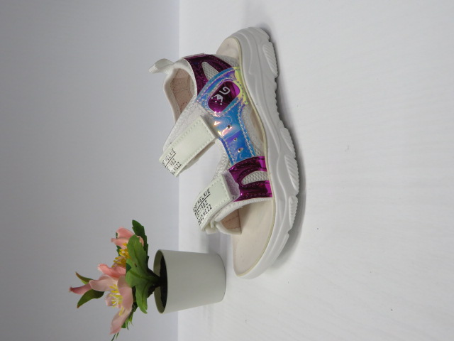 Sandały Dziecięce D955 WHITE 26-31