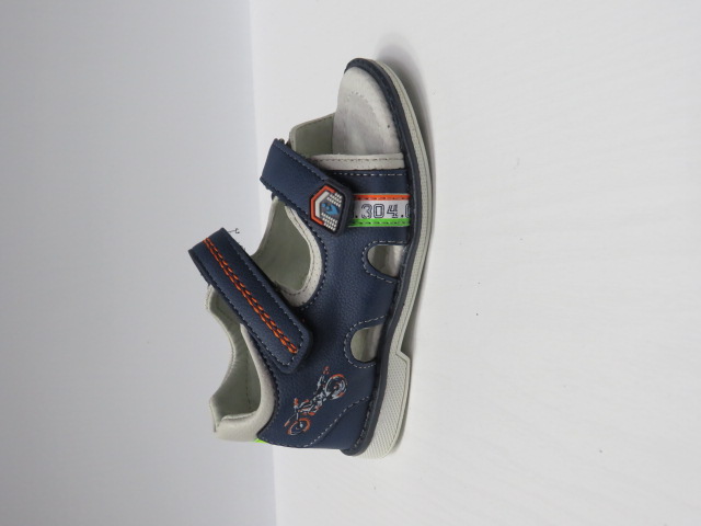 Sandały Dziecięce F633 NAVY/GREY 21-26