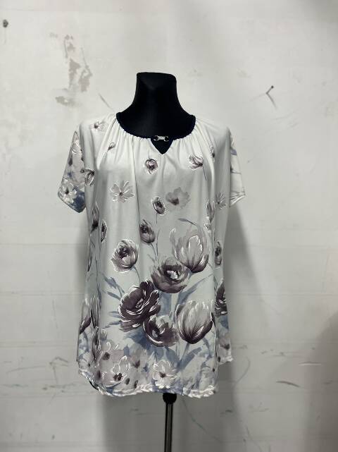 Bluzka damskie 8034 Mix 2 kolor 46-52 (towar polskie)