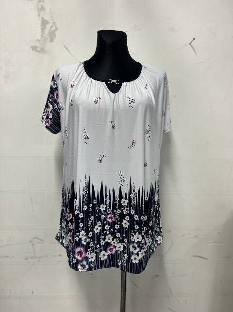 Bluzka damskie 8035 Mix 2 kolor 46-52 (towar polskie)