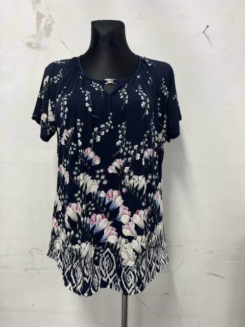 Bluzka damskie 8036 Mix 2 kolor 46-52 (towar polskie)