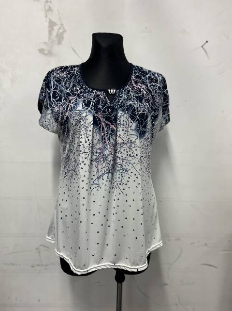 Bluzka damskie 8041 Mix 2 kolor 46-54 (towar polskie)