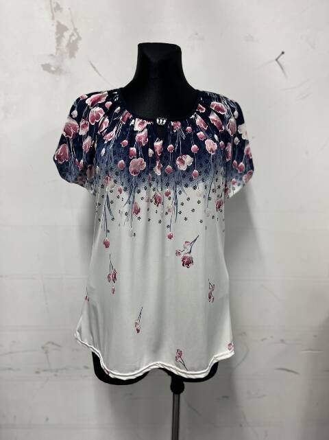 Bluzka damskie 8043 Mix 2 kolor 48-54 (towar polskie)