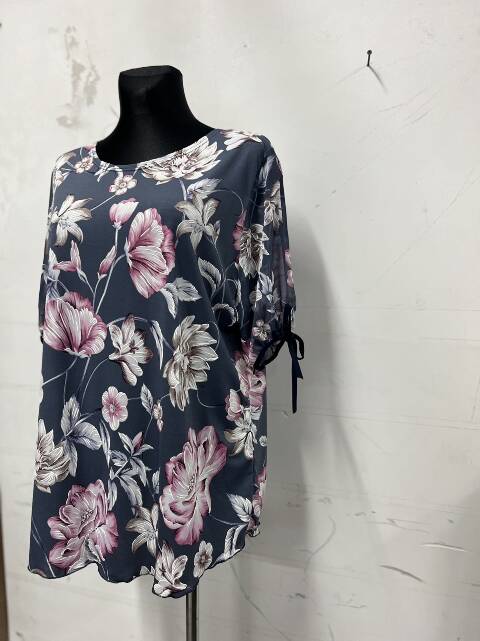 Bluzka damskie 8046 Mix 2 kolor 52-60 (towar polskie)